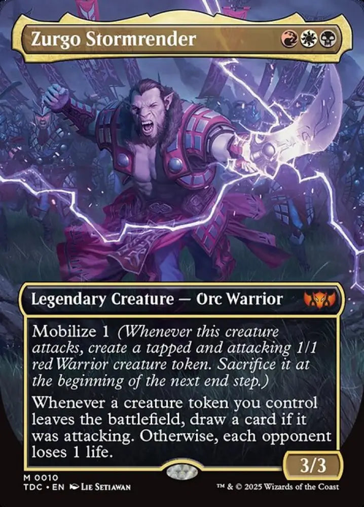 Zurgo Stormrender (10) [Tarkir: Dragonstorm Commander]