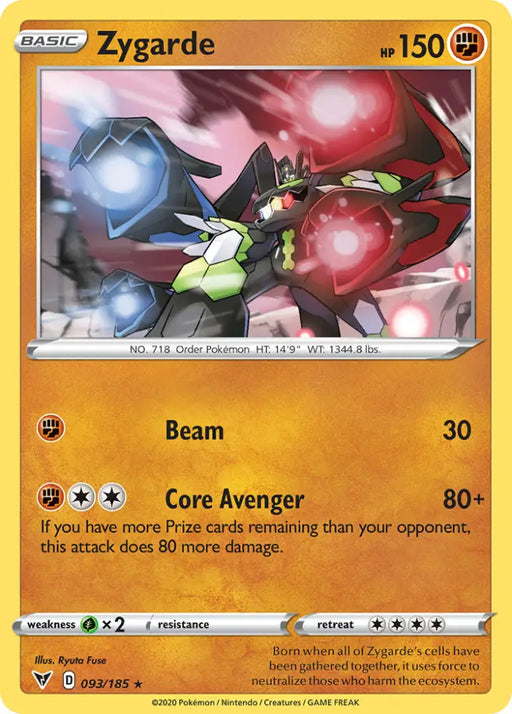 Zygarde (093/185) [Sword & Shield: Vivid Voltage] - Pokemon Single