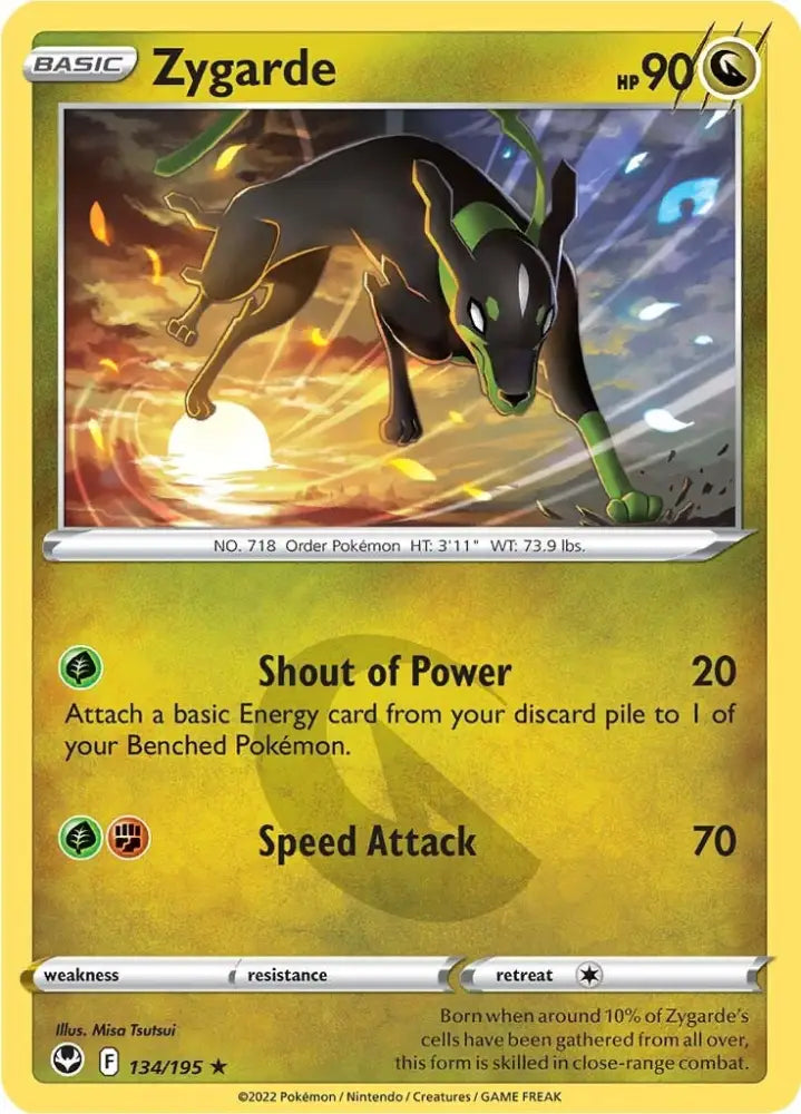 Zygarde (134/195) [Sword & Shield: Silver Tempest] - Pokemon Single