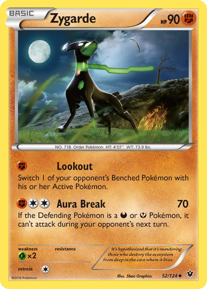 Zygarde (52/124) [XY: Fates Collide] - Pokemon Single