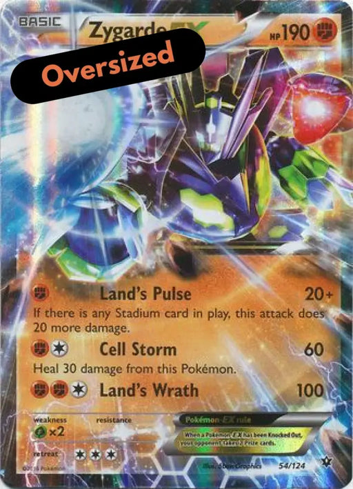 Zygarde EX (54/124) (Jumbo Card) [XY: Fates Collide] - Pokemon Single