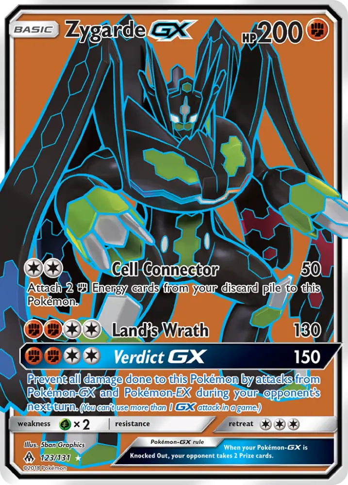 Zygarde GX (123/131) [Sun & Moon: Forbidden Light] - Pokemon Single