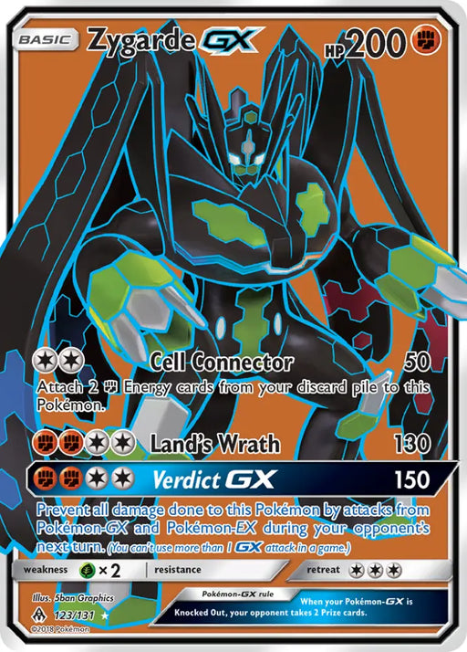 Zygarde GX (123/131) [Sun & Moon: Forbidden Light] - Pokemon Single