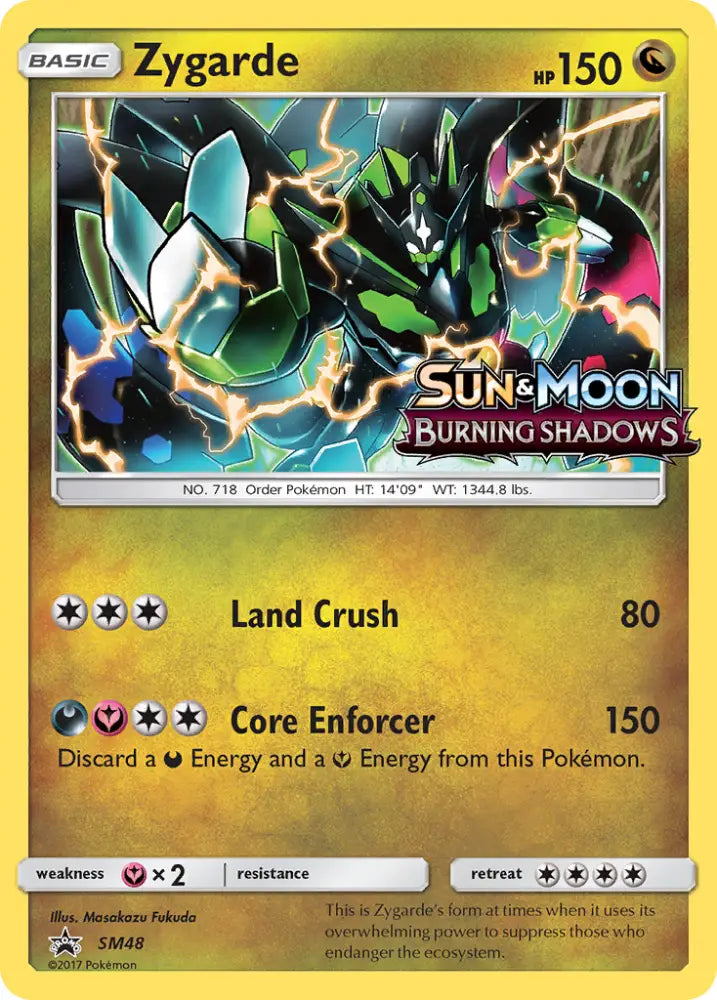Zygarde (SM48) (Prerelease Promo) [Sun & Moon: Black Star Promos] - Pokemon Single