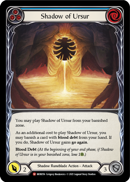 Shadow of Ursur [Monarch 1st Edition] 1st Edition Normal