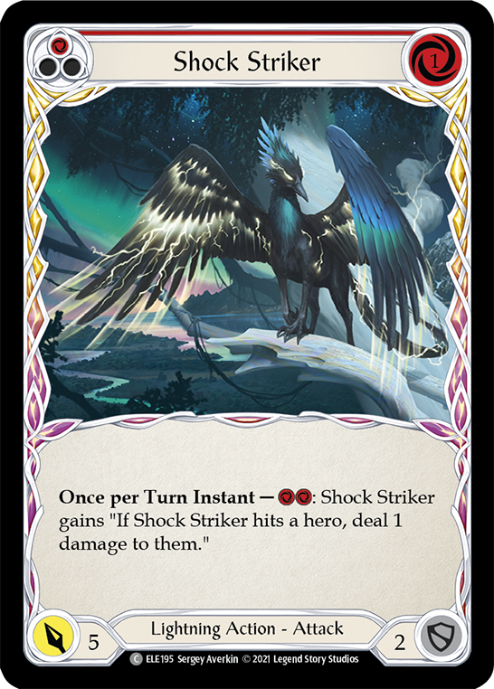 Shock Striker (Red) [Tales of Aria 1st Edition] 1st Edition Normal