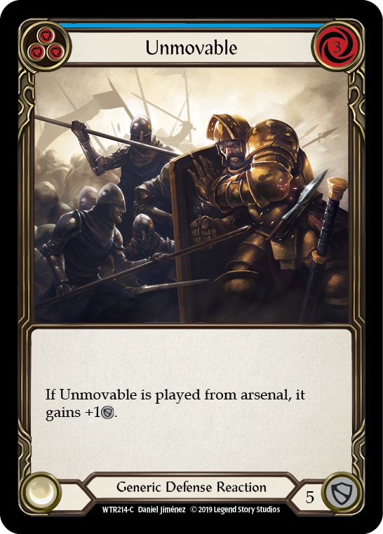 Unmovable (Blue) [Welcome to Rathe 1st Edition] Alpha Print Normal
