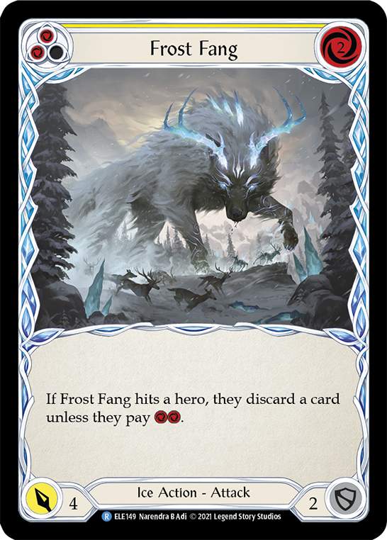 Frost Fang (Yellow) [Tales of Aria 1st Edition] 1st Edition Rainbow Foil
