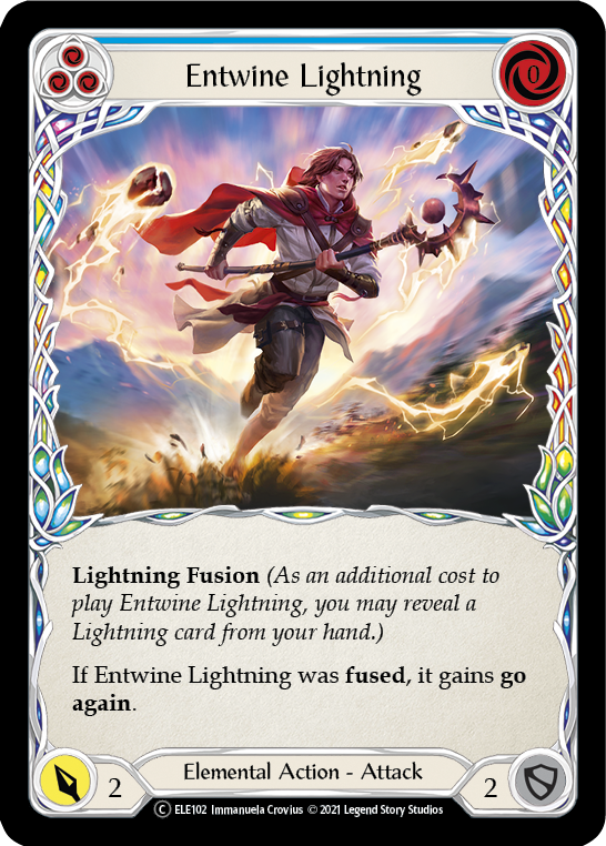 Entwine Lightning (Blue) [Tales of Aria Unlimited] Unlimited Normal