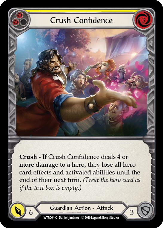 Crush Confidence (Yellow) [Welcome to Rathe 1st Edition] Alpha Print Rainbow Foil