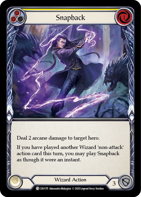 Snapback (Yellow) [Crucible of War 1st Edition] 1st Edition Normal