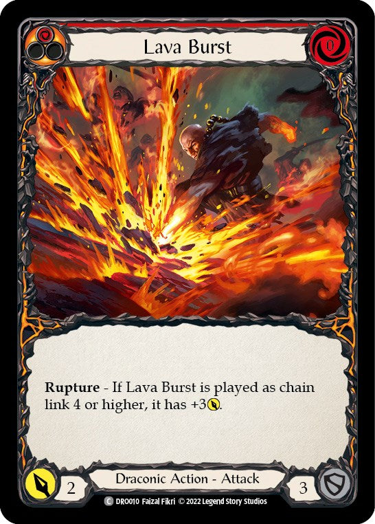 Lava Burst [DRO010] (Uprising Dromai Blitz Deck)