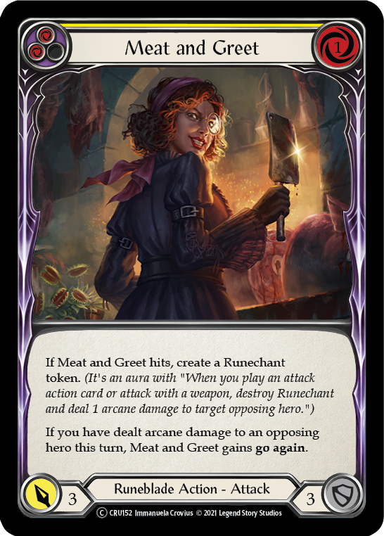 Meat and Greet (Yellow) [Crucible of War Unlimited] Unlimited Normal