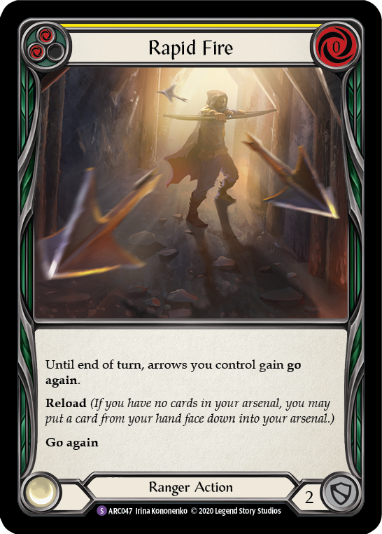 Rapid Fire [Arcane Rising Unlimited] Unlimited Rainbow Foil
