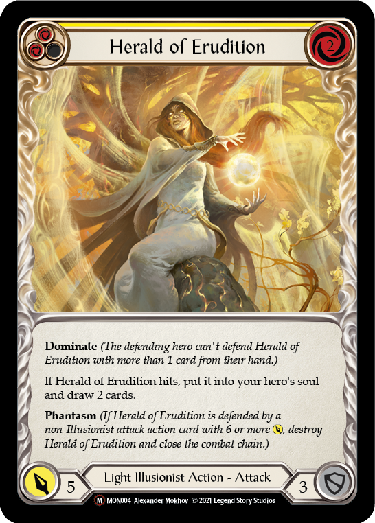Herald of Erudition [Monarch Unlimited] Unlimited Rainbow Foil