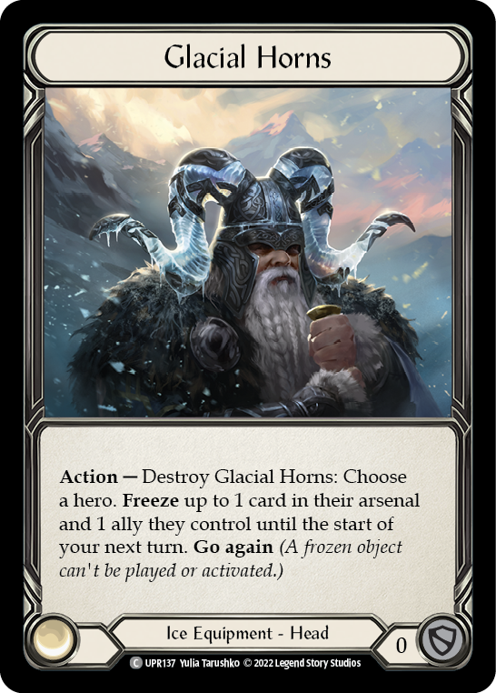 Glacial Horns [Uprising] Rainbow Foil
