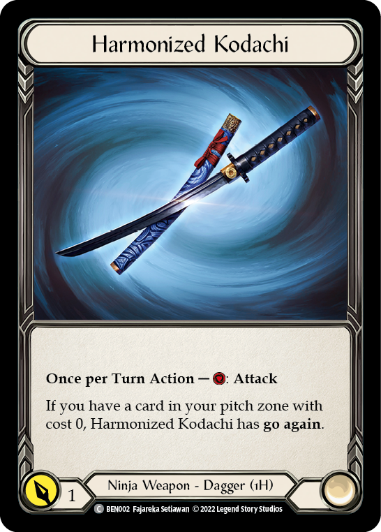 Harmonized Kodachi [Outsiders] (Benji Blitz Deck)
