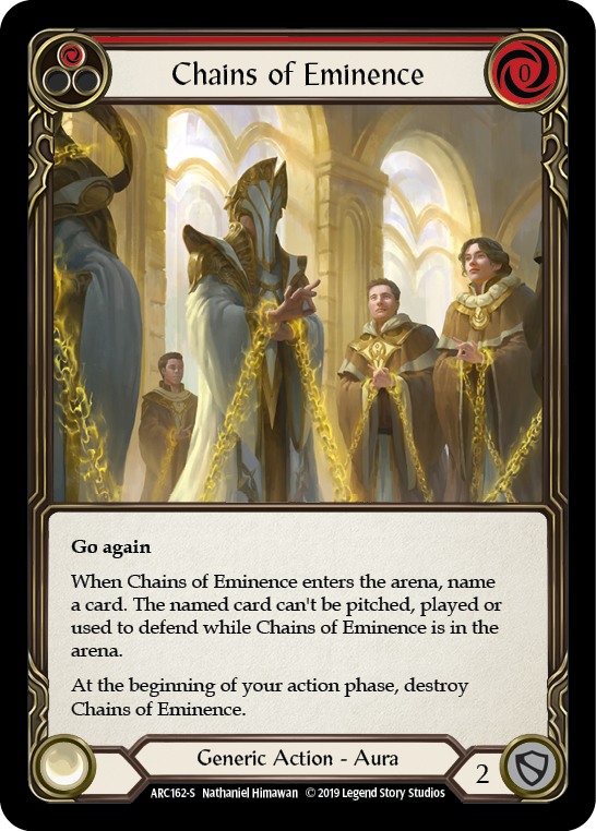 Chains of Eminence [Arcane Rising 1st Edition] 1st Edition Normal