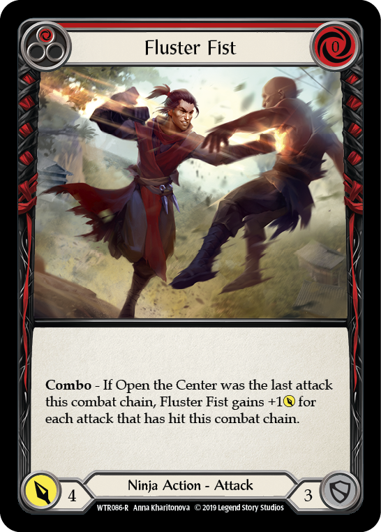 Fluster Fist (Red) [Welcome to Rathe 1st Edition] Alpha Print Rainbow Foil