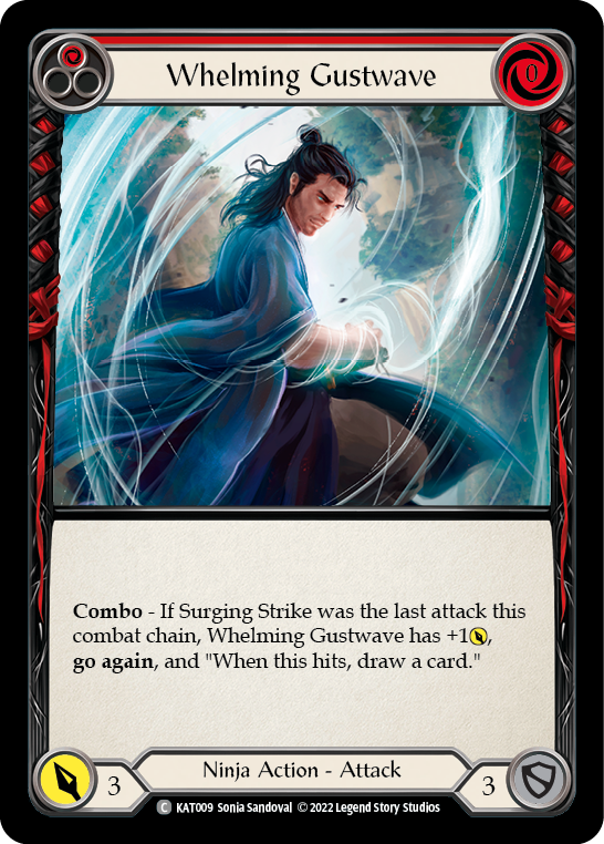 Whelming Gustwave (Red) [Outsiders] (Katsu Blitz Deck)