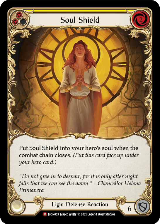 Soul Shield [Monarch 1st Edition] 1st Edition Rainbow Foil