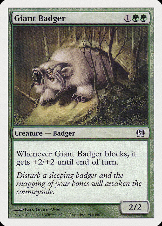 Giant Badger (253) [Eighth Edition]