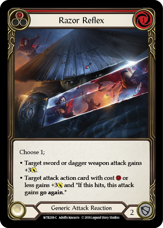 Razor Reflex (Red) [Welcome to Rathe 1st Edition] Alpha Print Rainbow Foil