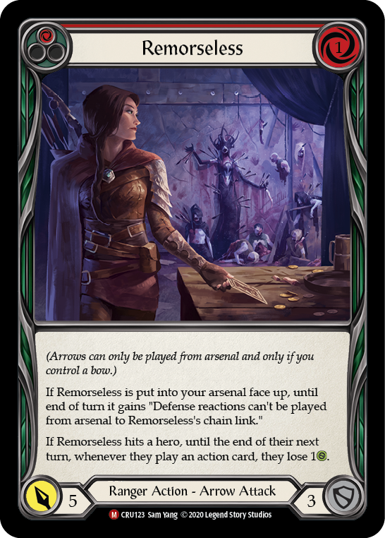 Remorseless [Crucible of War 1st Edition] 1st Edition Rainbow Foil