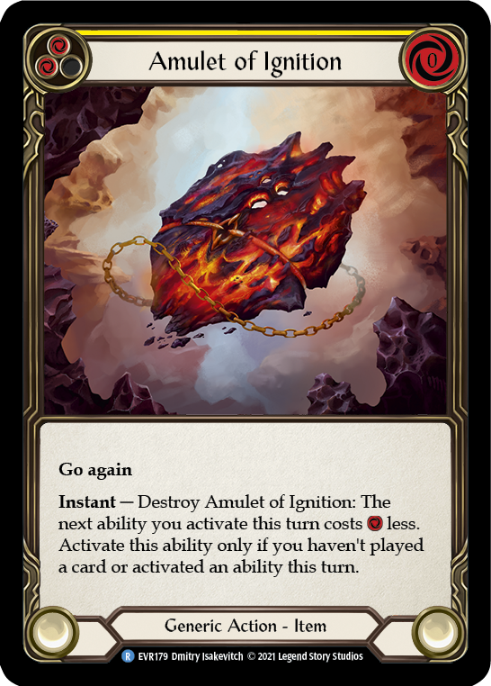 Amulet of Ignition [Everfest] 1st Edition Normal