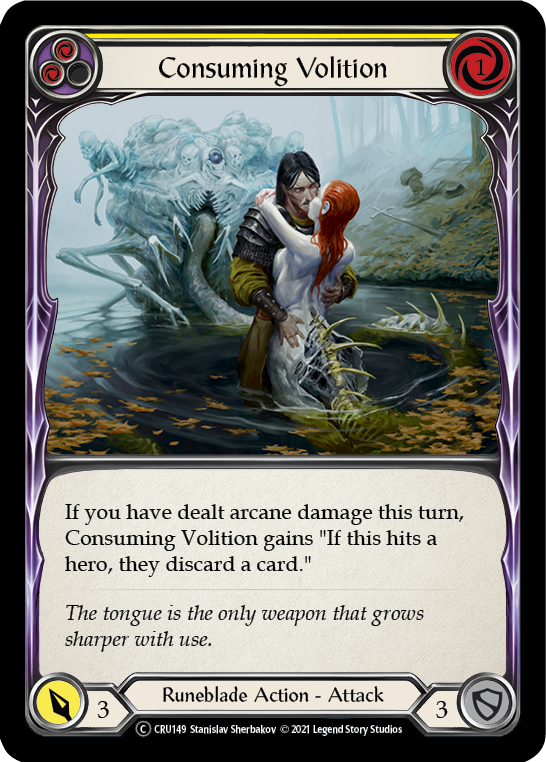 Consuming Volition (Yellow) [Crucible of War Unlimited] Unlimited Normal