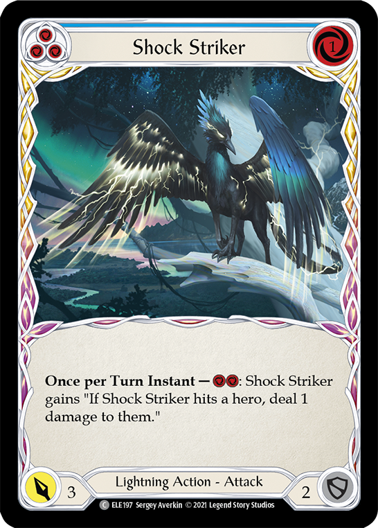 Shock Striker (Blue) [Tales of Aria 1st Edition] 1st Edition Normal