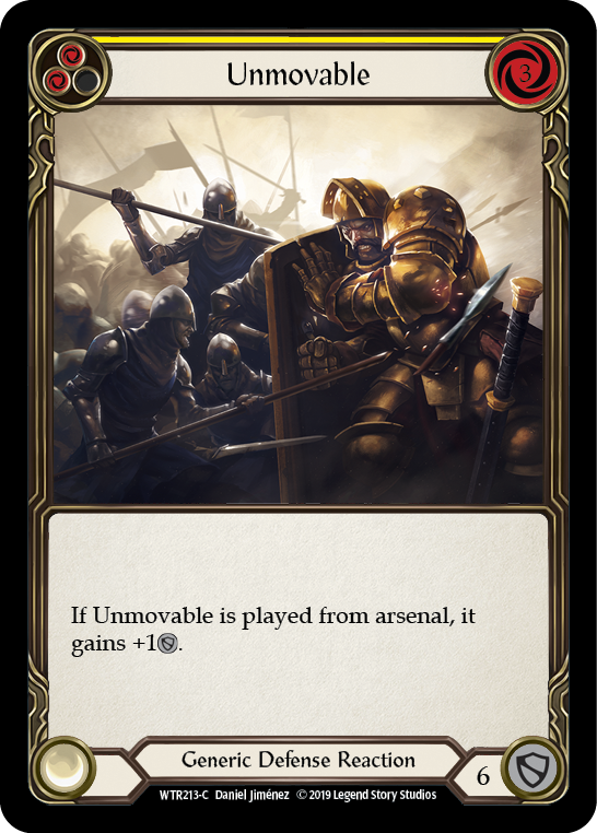 Unmovable (Yellow) [Welcome to Rathe 1st Edition] Alpha Print Normal