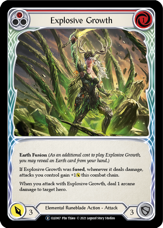 Explosive Growth (Red) [Tales of Aria Unlimited] Unlimited Rainbow Foil