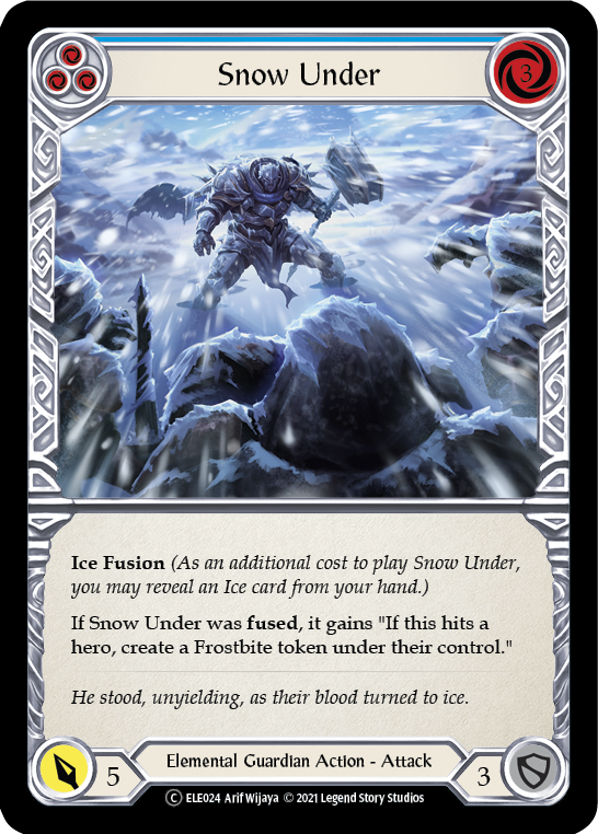 Snow Under (Blue) [Tales of Aria Unlimited] Unlimited Rainbow Foil