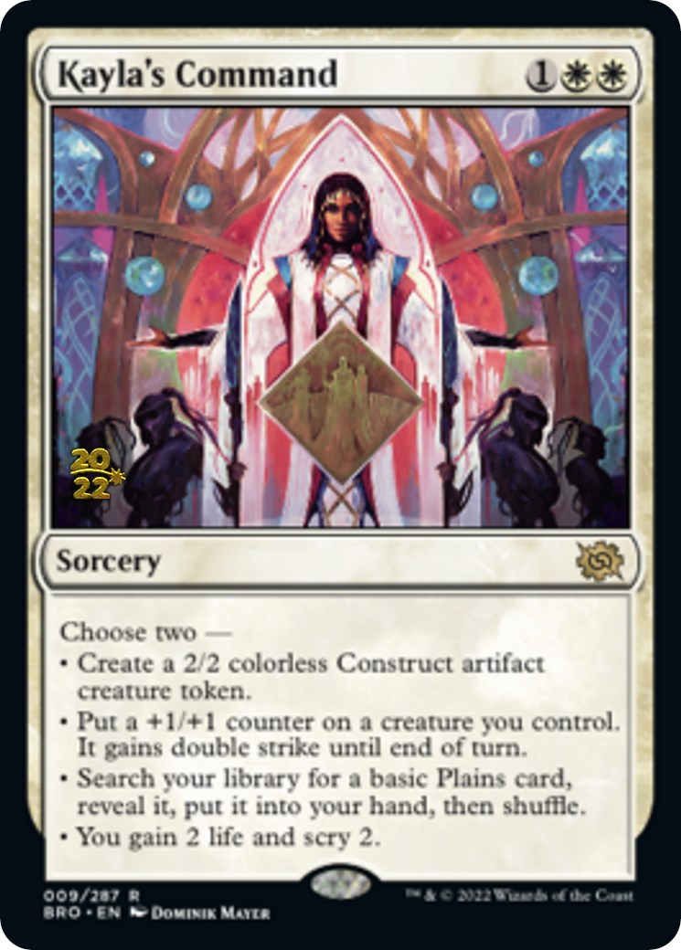 Kayla's Command [The Brothers' War Prerelease Promos]