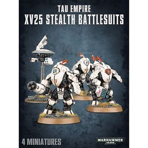 T'au Empire: XV25 Stealth Battlesuits