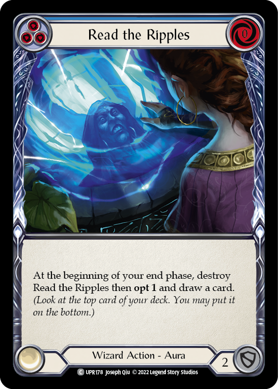 Read the Ripples (Blue) [Uprising] Rainbow Foil