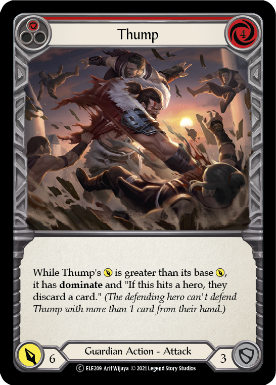 Thump (Red) [Tales of Aria Unlimited] Unlimited Rainbow Foil