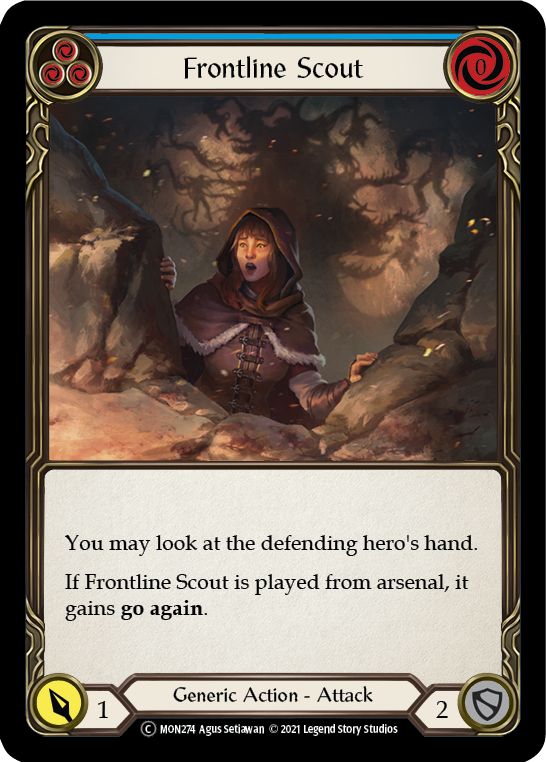 Frontline Scout (Blue) [Monarch Unlimited] Unlimited Normal