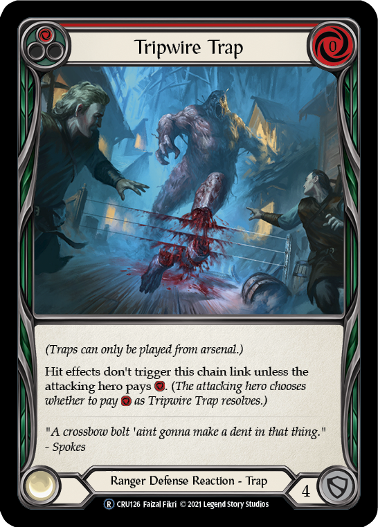 Tripwire Trap [Crucible of War Unlimited] Unlimited Rainbow Foil