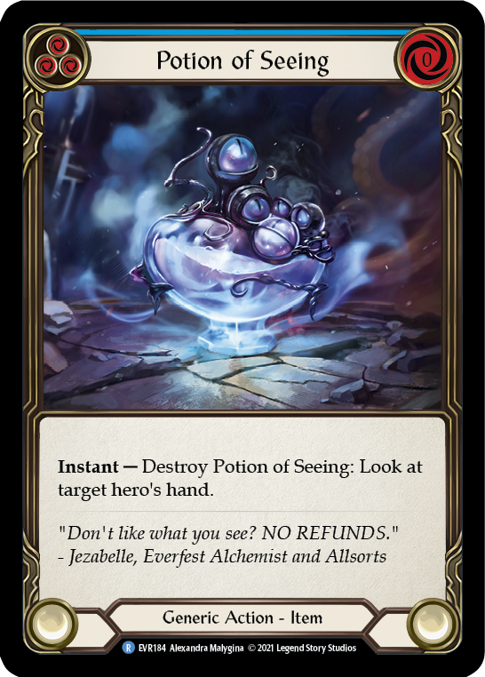 Potion of Seeing [Everfest] 1st Edition Cold Foil