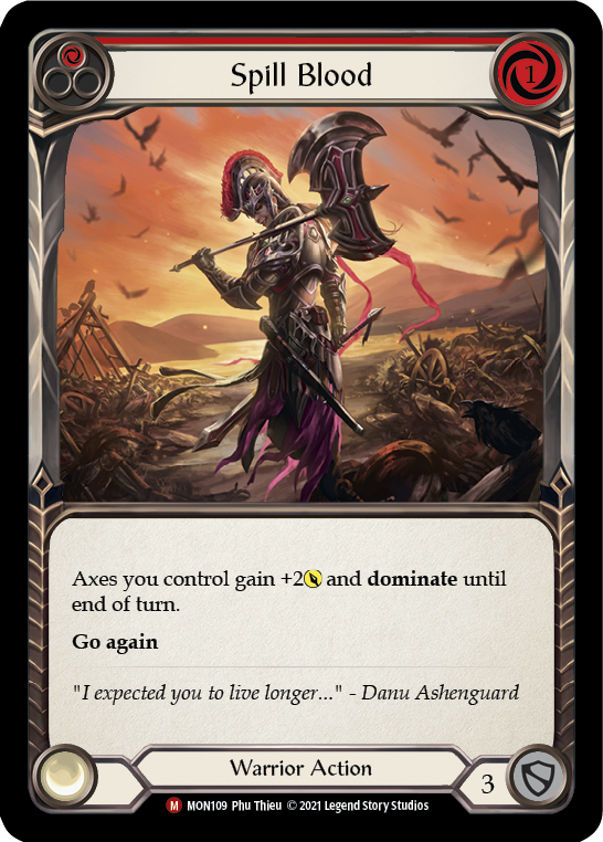 Spill Blood [Monarch 1st Edition] 1st Edition Rainbow Foil
