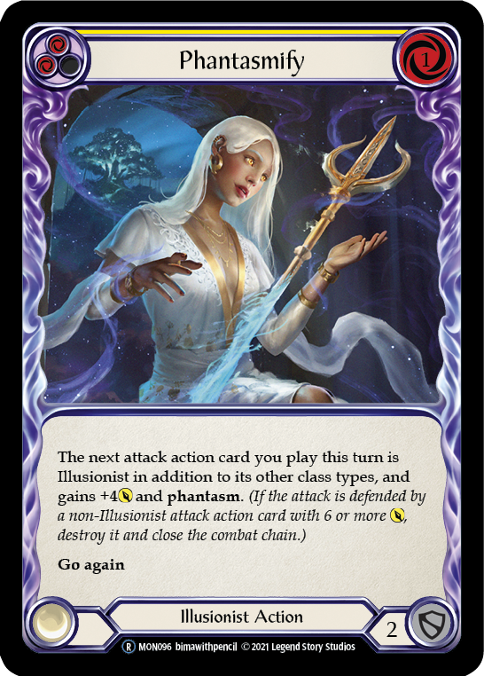 Phantasmify (Yellow) [Monarch Unlimited] Unlimited Rainbow Foil
