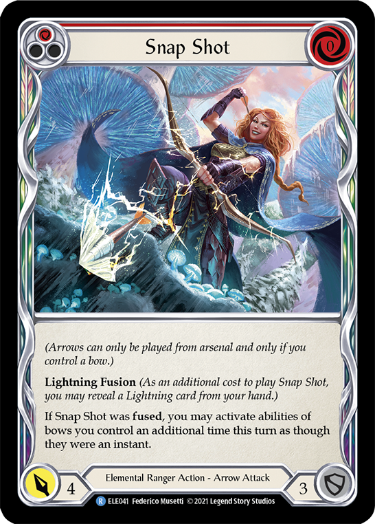 Snap Shot (Red) [Tales of Aria 1st Edition] 1st Edition Rainbow Foil