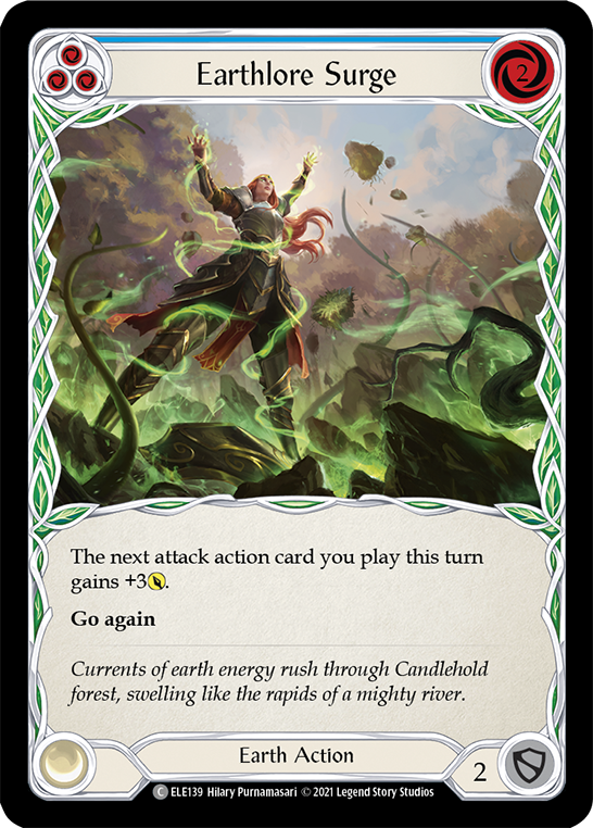 Earthlore Surge (Blue) [Tales of Aria 1st Edition] 1st Edition Normal