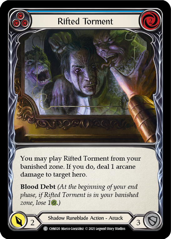 Rifted Torment (Blue) [Monarch Blitz Deck]