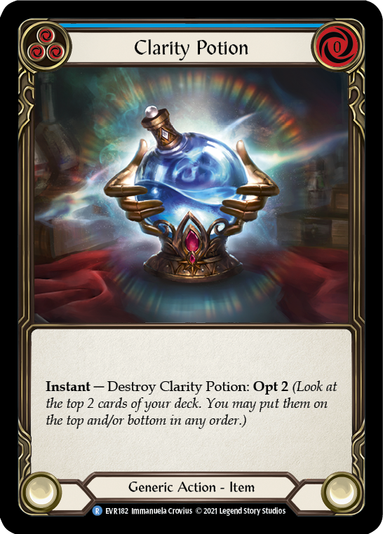 Clarity Potion [Everfest] 1st Edition Cold Foil