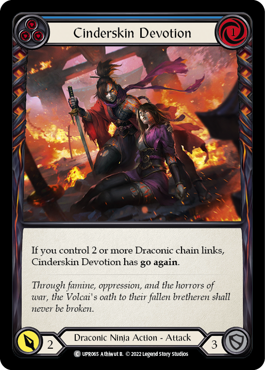 Cinderskin Devotion (Blue) [Uprising]
