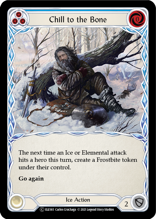 Chill to the Bone (Blue) [Tales of Aria Unlimited] Unlimited Rainbow Foil