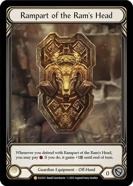 Rampart of the Ram's Head [Tales of Aria 1st Edition] 1st Edition Cold Foil
